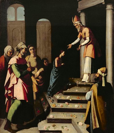 Presentatie van de Maagd in de Tempel door Francisco de Zurbaran